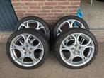 Originele set alfa romeo 8c velgen, giulietta, Auto-onderdelen, Ophalen, 18 inch, Band(en), Personenwagen