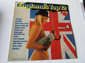 ENGLAND'S TOP 12, VOLUME 4 met  Paul Mccartey 4, LP beschikbaar voor biedingen