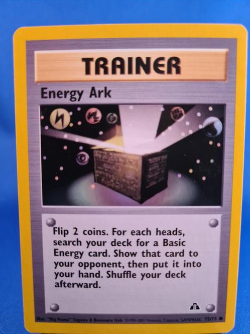 Energy Ark 75/75 - Neo Discovery, Hobby en Vrije tijd, Verzamelkaartspellen | Pokémon, Gebruikt, Verzenden