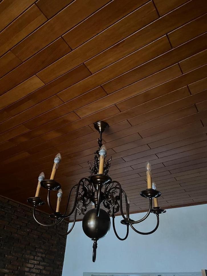 Klassieke kroonluchters, Huis en Inrichting, Lampen | Kroonluchters, Gebruikt, Metaal, Ophalen
