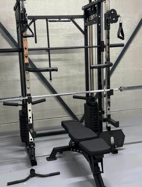 PH Fitness Power Rack Smith Machine met 160KG Gewichtsstapel, Sport en Fitness, Fitnessmaterialen, Nieuw, Ophalen of Verzenden