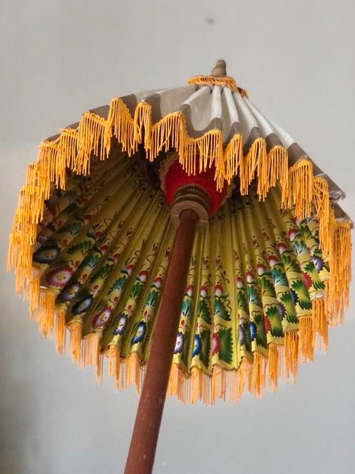 Vintage Antieke Parasol 50’s Thailand, Antiek en Kunst, Kunst | Overige Kunst, Ophalen