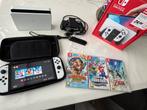 Nintendo  Switch Oled met garantie als nieuw, Met games, Met 2 controllers, Zo goed als nieuw, Switch OLED
