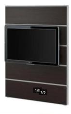 tv wand bruin, Ophalen, Nieuw