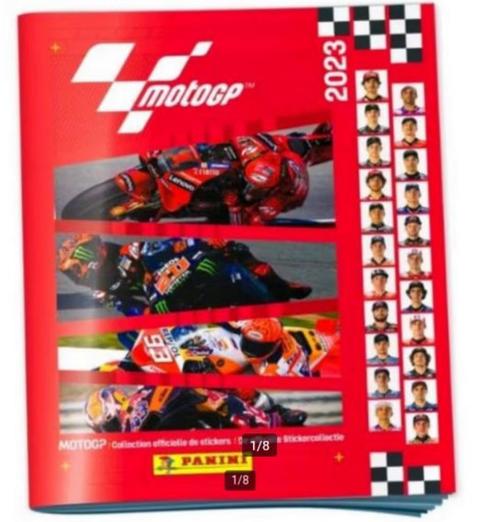 MotoGP 2023 Panini Album Stickers Officiels., Verzamelen, Stickers, Zo goed als nieuw, Auto of Motor, Verzenden