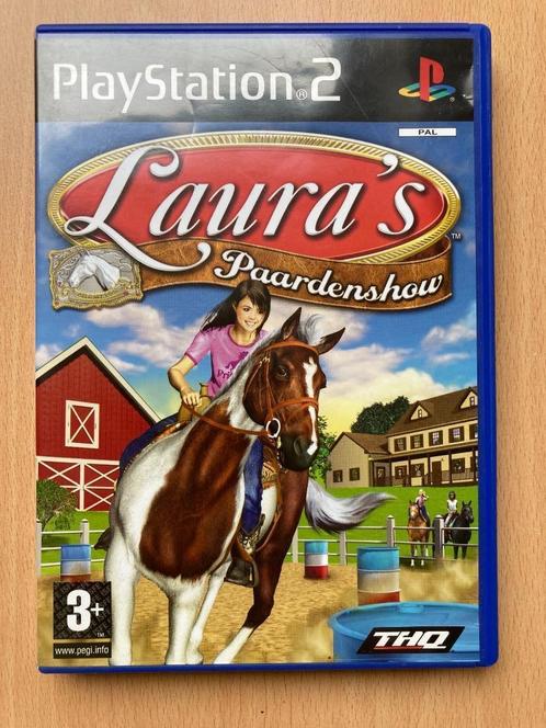 PS2 Laura's paardenshow, Games en Spelcomputers, Games | Sony PlayStation 2, Gebruikt, Avontuur en Actie, 2 spelers, Vanaf 3 jaar