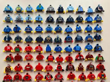 Lego 100 verschillende body's  torso torsos figuren 3 sets beschikbaar voor biedingen