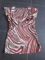 Mexx rood-bruin-wit T-shirt, Vêtements | Femmes, T-shirts, Comme neuf, Manches courtes, Taille 36 (S), Rouge