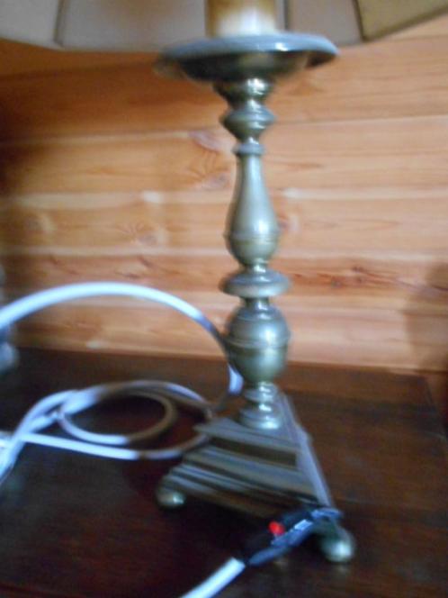 lampe, intacte, Maison & Meubles, Lampes | Lampes de table, Utilisé, 75 cm ou plus, Bois, Enlèvement