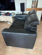 zwart Lederen salon, Ophalen, Gebruikt, Leer, Modern