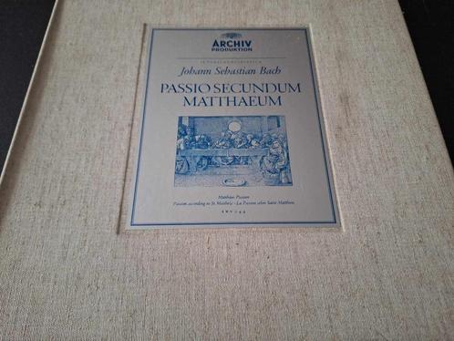 Bach / Richter - Passio Secundum Matthæum Box 4 x Lp's Vinyl, Cd's en Dvd's, Vinyl | Klassiek, Gebruikt, Barok, Kamermuziek, 12 inch