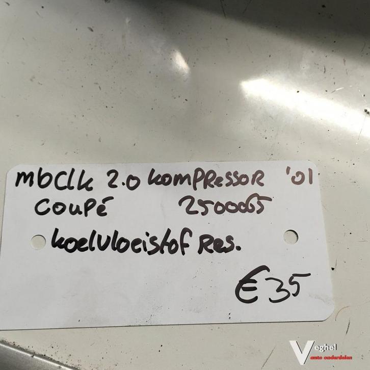 Mercedes CLK Cabrio 2.0 compressor 2000 wagennr 2500065  Koe, Auto-onderdelen, Motor en Toebehoren, Gebruikt, Ophalen of Verzenden