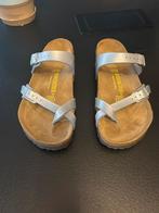 Nieuwe zilveren teenslipper maat 38 van Birkenstock, Vêtements | Femmes, Chaussures, Neuf, Gris, Enlèvement ou Envoi, Sandales de bain