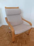 Fauteuil avec repose-pieds – bon état, Ophalen, Hout