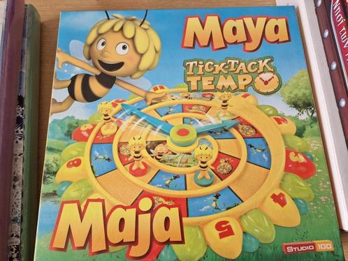 Maja de bij tick-tack tempo, Hobby en Vrije tijd, Gezelschapsspellen | Bordspellen, Zo goed als nieuw, Een of twee spelers, Drie of vier spelers