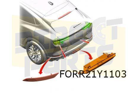 Ford Mustang Mach-E reflector Links achter Origineel! 248170, Auto-onderdelen, Overige Auto-onderdelen, Ford, Nieuw, Verzenden