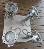 Sencys plafondlamp van roestvrij staal, 4 x 50 W, Huis en Inrichting, Ophalen of Verzenden, Gebruikt, Metaal