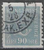 Suède 1925/1926 - Yvert 201 - Posthoorn - 90 Ore (ST), Envoi, Suède, Affranchi