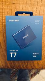 Samsung T7 2tb SSD - NIEUW! Sealed, Computers en Software, Harde schijven, 2TB, SSD, Ophalen of Verzenden, Zo goed als nieuw
