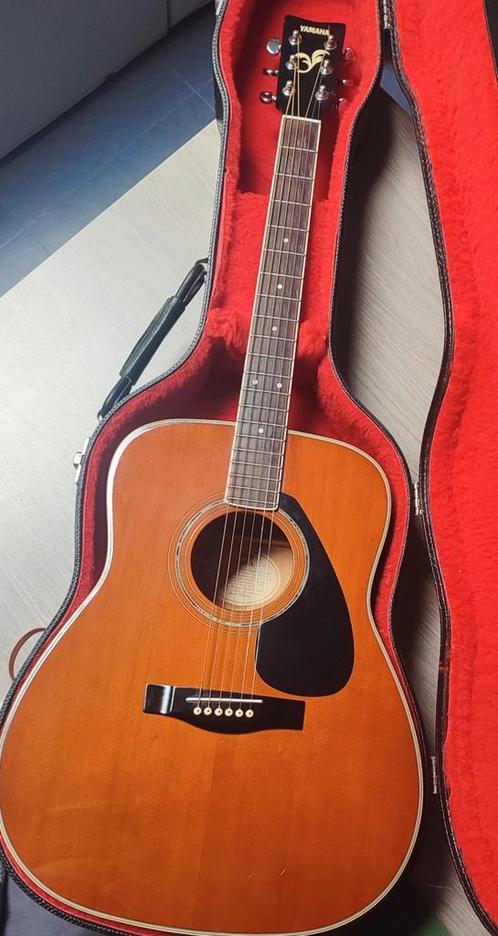 Yamaha FG - 435 A t + koffer, Muziek en Instrumenten, Snaarinstrumenten | Gitaren | Akoestisch, Gebruikt, Ophalen of Verzenden