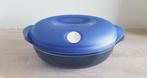 TUPPERWARE HEAT 'N SERVE POUR MICRO-ONDES, Ophalen of Verzenden, Zo goed als nieuw, Blauw, Bak of Kom