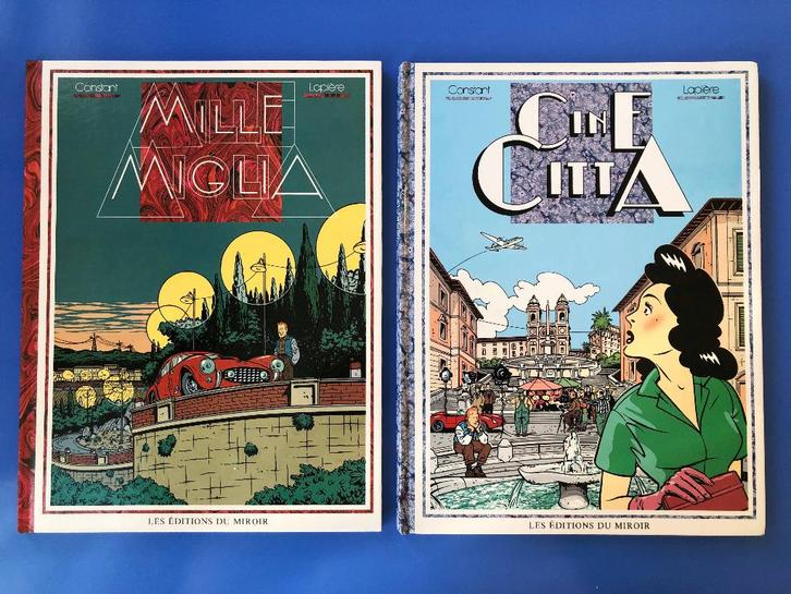 EO Mauro Caldi 1+2 - Les éditions du Miroir 1987-88, Boeken, Stripverhalen, Gelezen, Meerdere stripboeken, Ophalen