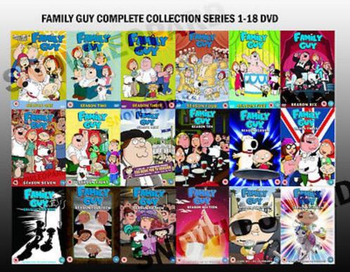 Family Guy - Season 1-18 (Sealed), Cd's en Dvd's, Dvd's | Tv en Series, Nieuw in verpakking, Overige genres, Boxset, Verzenden