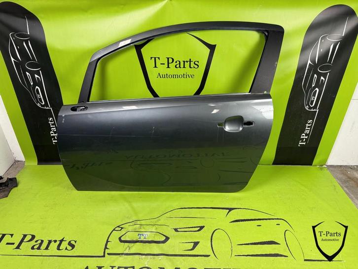 opel corsa E links deur 3 deurs portier 13433486 coupe 13 43, Auto-onderdelen, Carrosserie, Deur, Opel, Gebruikt