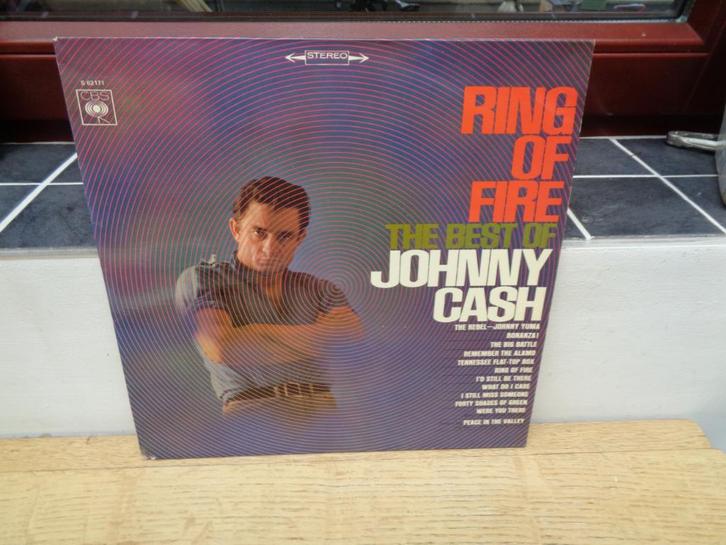 Johnny Cash LP "Ring of Fire" [UK-1969], Cd's en Dvd's, Vinyl | Country en Western, Gebruikt, Verzenden