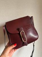 DELVAUX vintage bordeaux cross over tasje box calf leer, Handtassen en Accessoires, Tassen | Schoudertassen, Ophalen of Verzenden