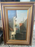 Te koop: Origineel schilderij Jacques Douven – Stadsgezicht, Antiek en Kunst, Ophalen