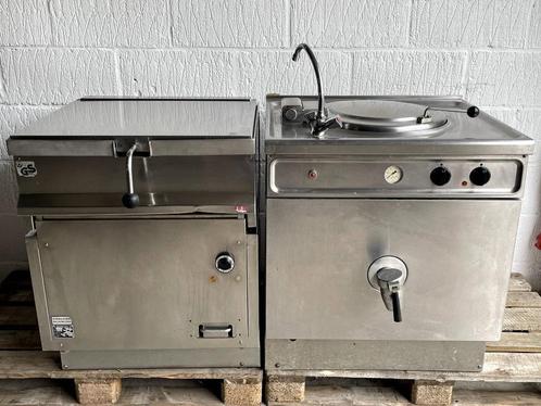 Industriële Braadslede & Kookketel, Zakelijke goederen, Horeca | Keukenapparatuur, Fornuis, Frituur en Grillen, Gebruikt, Ophalen