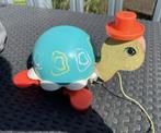 Fisher Price - n 773 - Vintage sleepbare schildpad - Collec, Ophalen of Verzenden, Gebruikt, Duw- of Trekspeelgoed, Met geluid