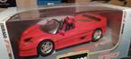 1995 Ferrari F50 van Burago 1/18, Hobby en Vrije tijd, Burago, Gebruikt, Ophalen of Verzenden, Auto