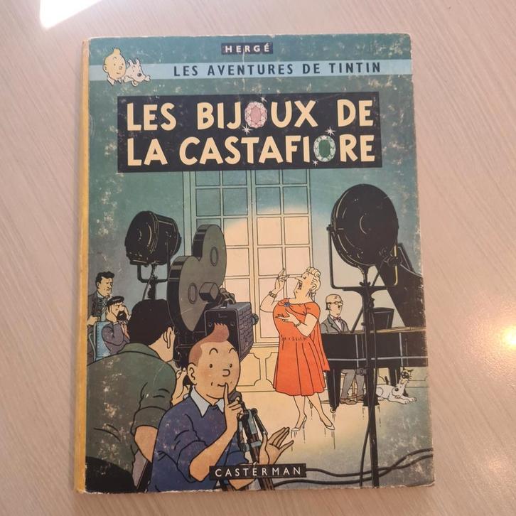 Bd Tintin Les Bijoux de la Castafiore, Boeken, Stripverhalen, Gelezen, Ophalen of Verzenden