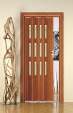 SALE Fortesrl Luciana vouwdeur met glas kleur bruin 88.5x214, Huis en Inrichting, Zetels | Complete zithoeken, Ophalen of Verzenden