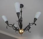 kroonluchter, Huis en Inrichting, Lampen | Kroonluchters, Ophalen, Zo goed als nieuw, Glas, Art-deco
