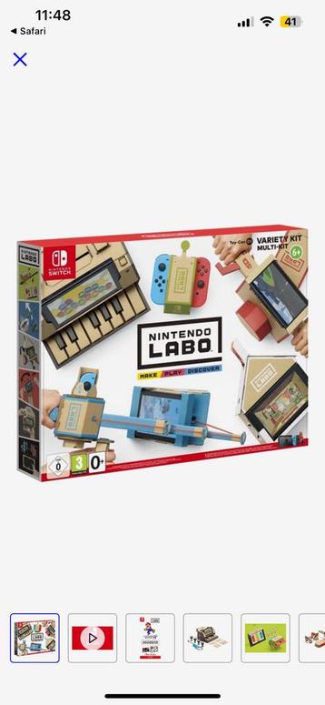 2 speldozen NINTENDO LABO disponible aux enchères