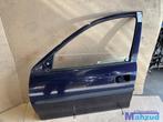 OPEL CORSA B BLAUW Z279 Links voor deur portier 1993-1999, Ophalen, Gebruikt, Opel, Deur