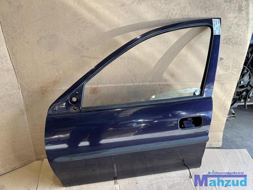 OPEL CORSA B BLAUW Z279 Links voor deur portier 1993-1999, Auto-onderdelen, Carrosserie, Deur, Opel, Gebruikt, Ophalen