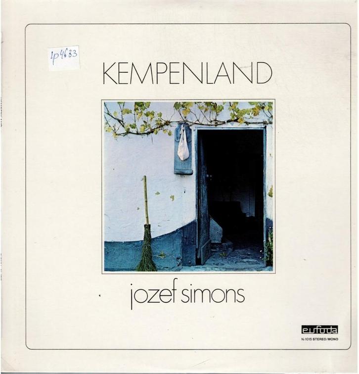 Vinyl, LP   -   Jozef Simons – Kempenland, Cd's en Dvd's, Vinyl | Overige Vinyl, Overige formaten, Ophalen of Verzenden