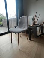 Stoelen eetkamer grijs stof (6 stuks), Huis en Inrichting, Ophalen, Zo goed als nieuw, Grijs, Stof