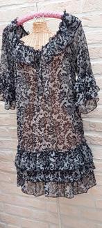 Kleedje maat 38 fijn stofje morgan, Kleding | Dames, Maat 38/40 (M), Zwart, Zo goed als nieuw, Morgan