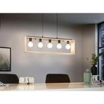 EGLO FAMBOROUGH Hanglamp, Huis en Inrichting, Lampen | Hanglampen, Ophalen of Verzenden, Nieuw, Hout, 75 cm of meer