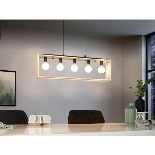 EGLO FAMBOROUGH Hanglamp, Huis en Inrichting, Lampen | Hanglampen, Nieuw, 75 cm of meer, Hout, Ophalen of Verzenden