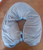 Voedingskussen met hoes lichtblauw en grijs, Ophalen, Gebruikt, Voedingskussen