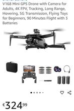 Drone v168, Ophalen, Nieuw