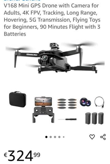 Drone v168 beschikbaar voor biedingen