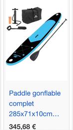 Paddle gonflable surf planche neuve avec sac transport, Sports nautiques & Bateaux, Planche à voile, Neuf