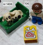 Lego duplo:De hond uitlaten met papa nr 1408, Comme neuf, Duplo, Enlèvement ou Envoi